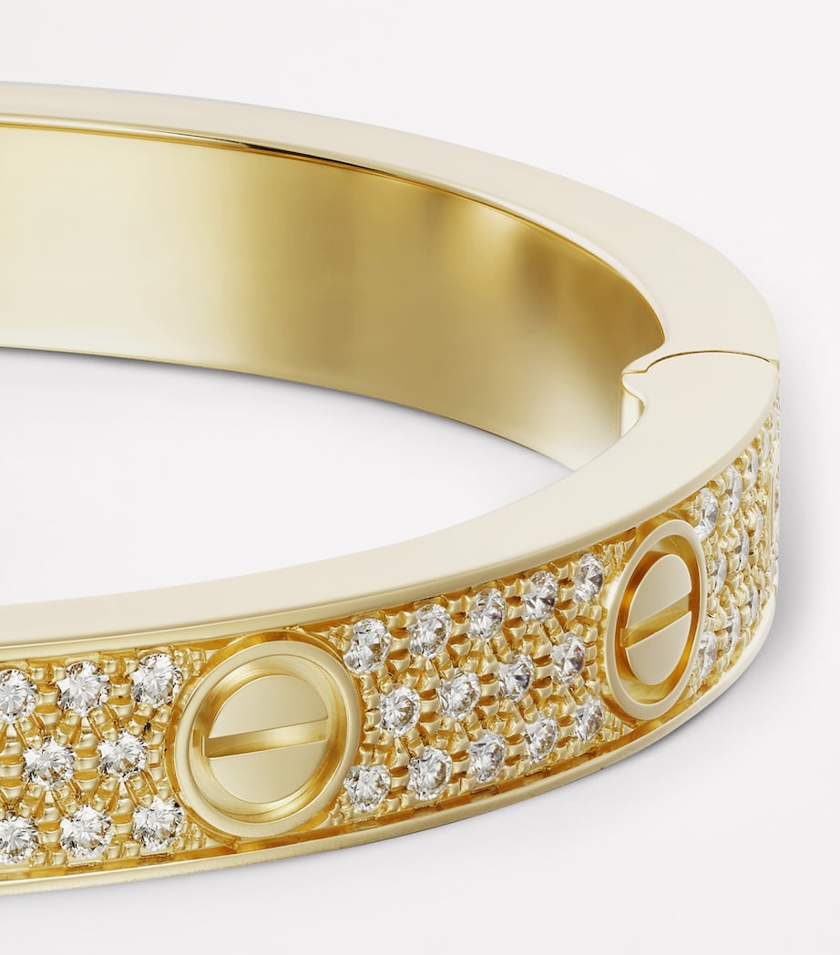Cartier Yellow Gold and Diamond LOVE Bracelet