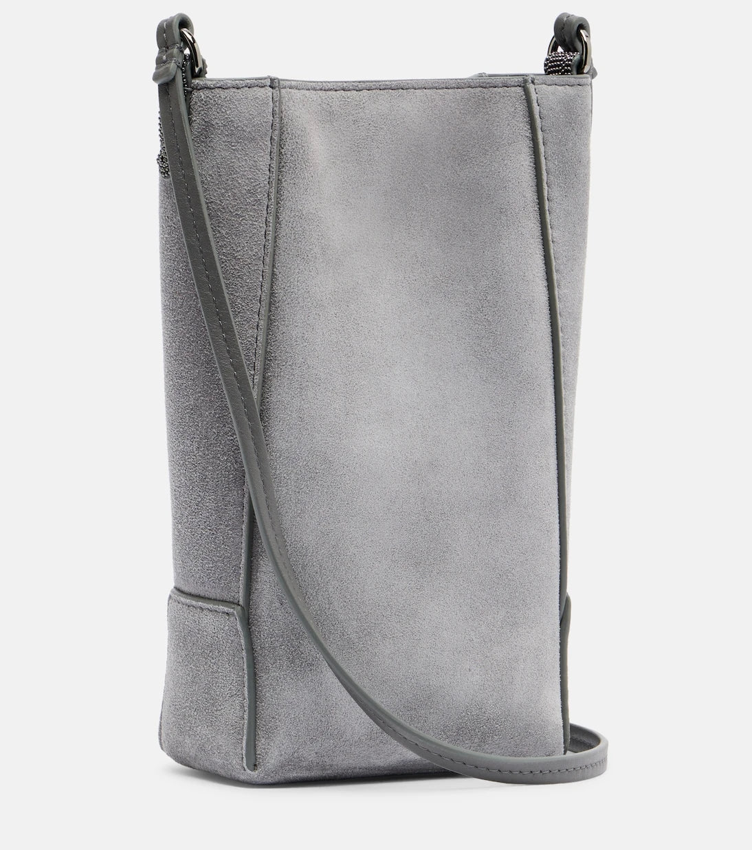 Brunello Cucinelli - Monili suede crossbody bag