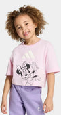 adidas тениска за деца от памук с еластан DISNEY MINNIE MOUSE
