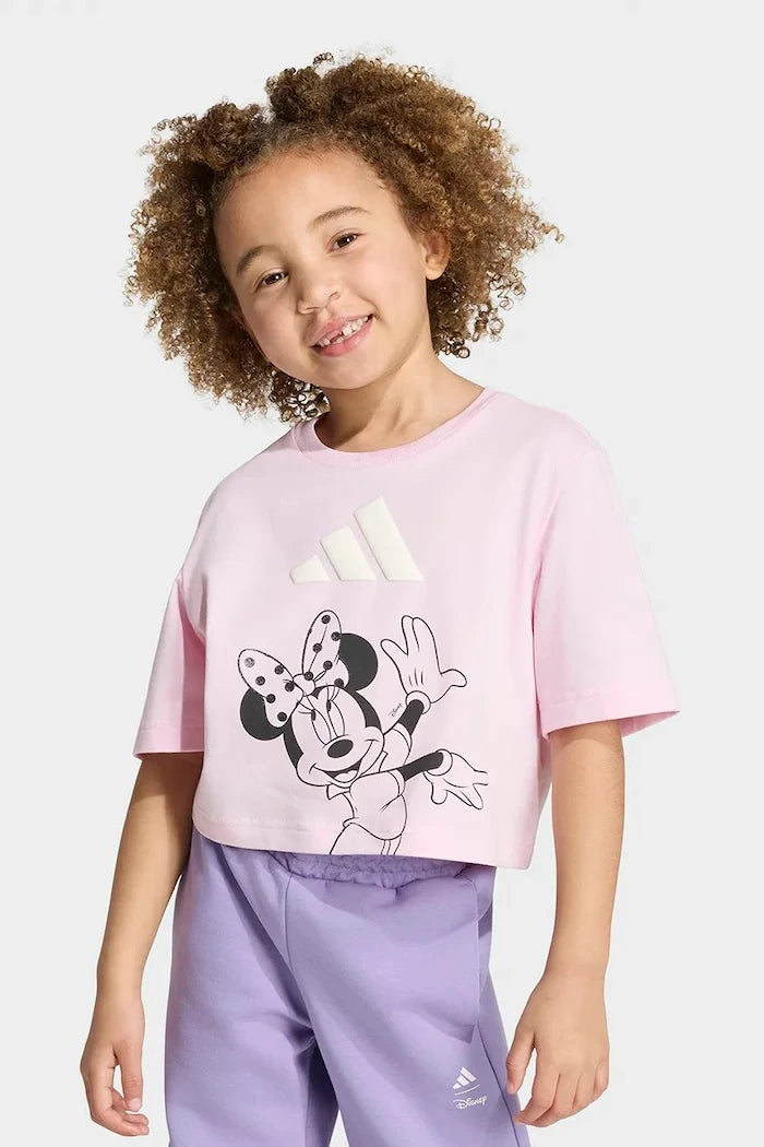 adidas çocuk pamuklu elastanlı tişört DISNEY MINNIE MOUSE