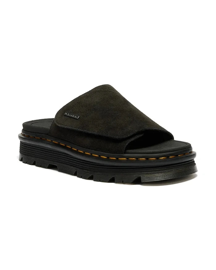 Dr. Martens Süet Platform Terlik ZebZag Slide