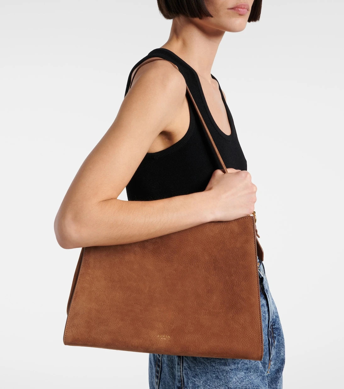 Alaïa - Le Click Medium suede shoulder bag
