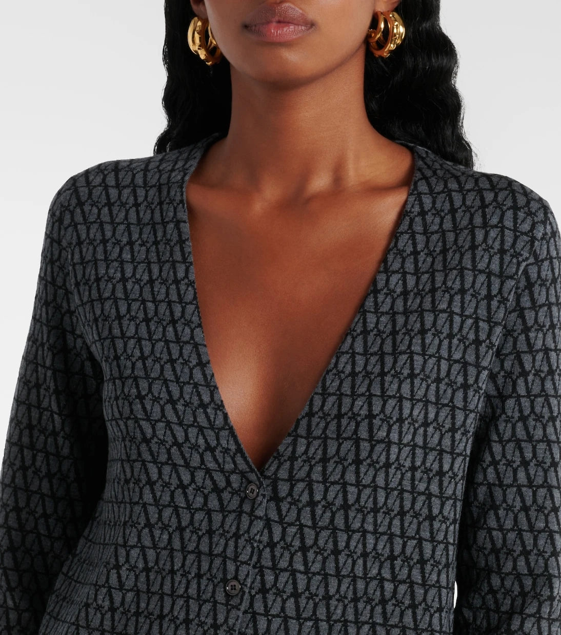 Valentino - Toile Iconographe wool maxi dress