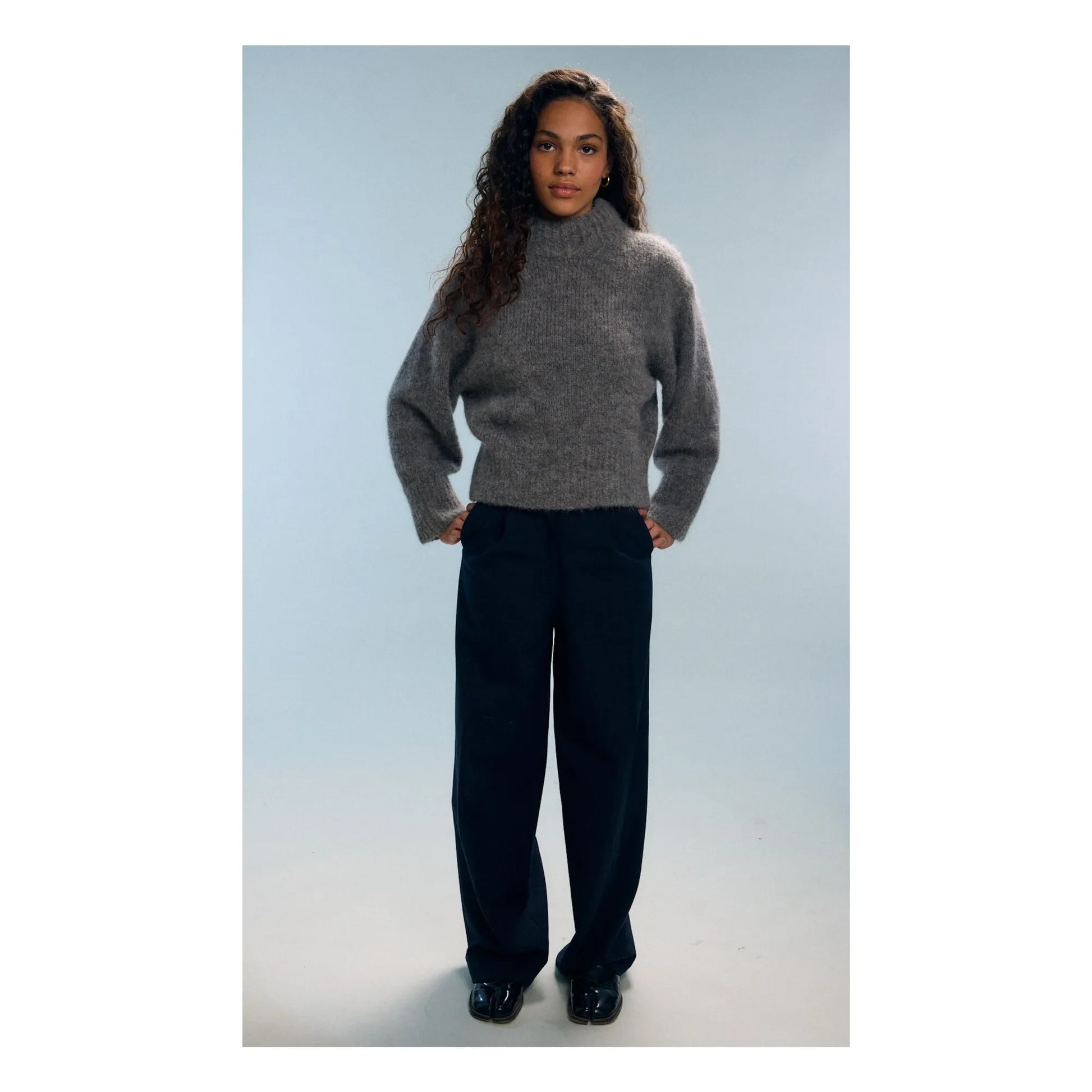 Nitah - Marc Alpaca sweater | Grey