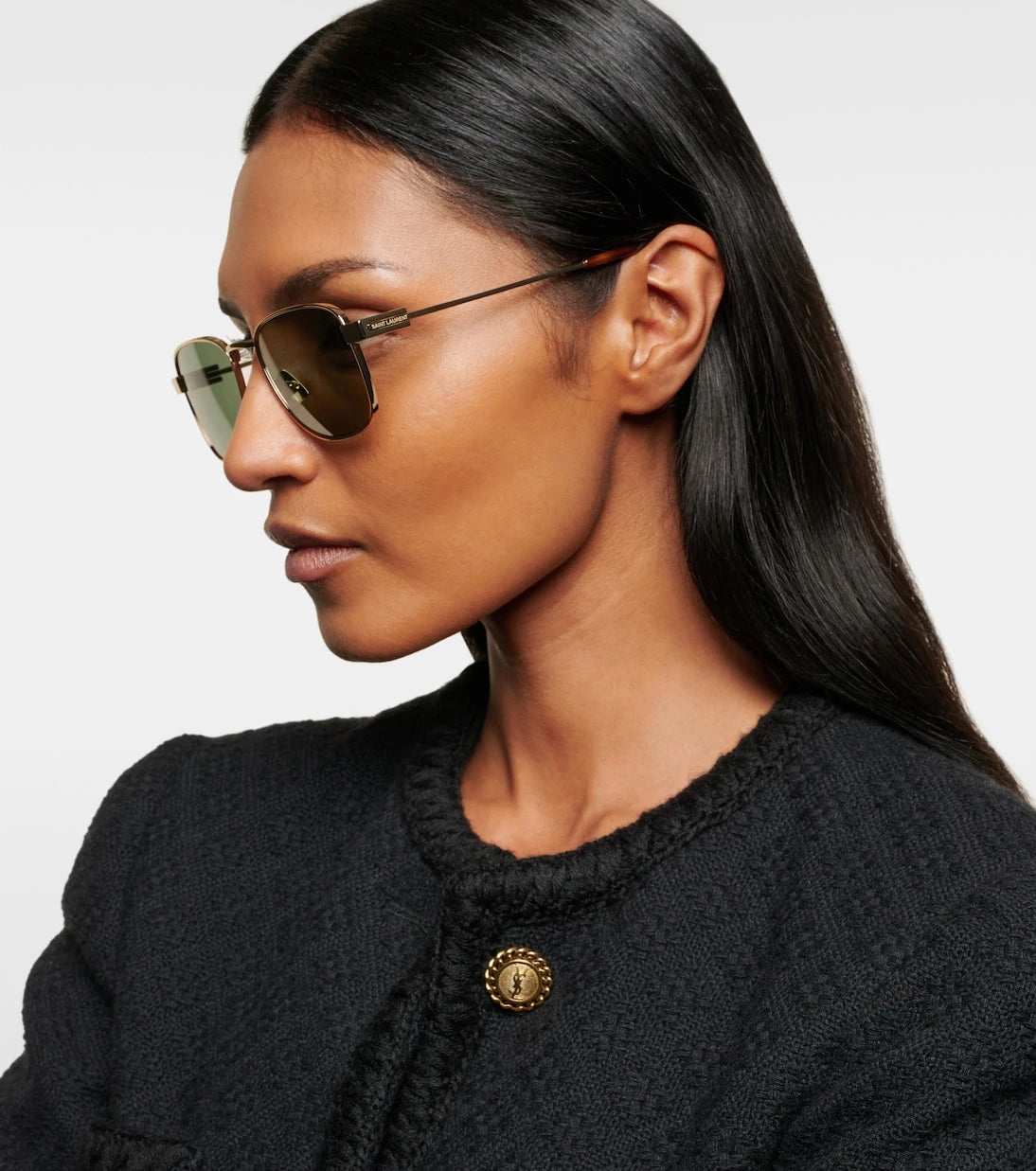 Saint Laurent - نظارة شمسية أفياتور SL741