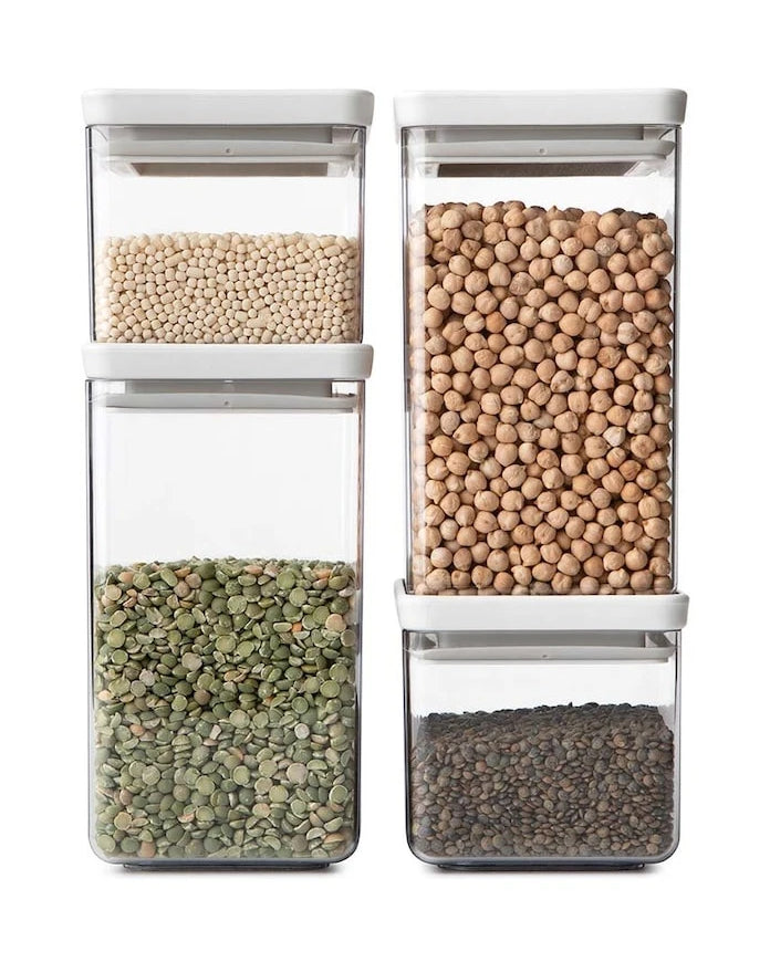 Kapaklı saklama kapları seti Brabantia Tasty+ (4 parça)