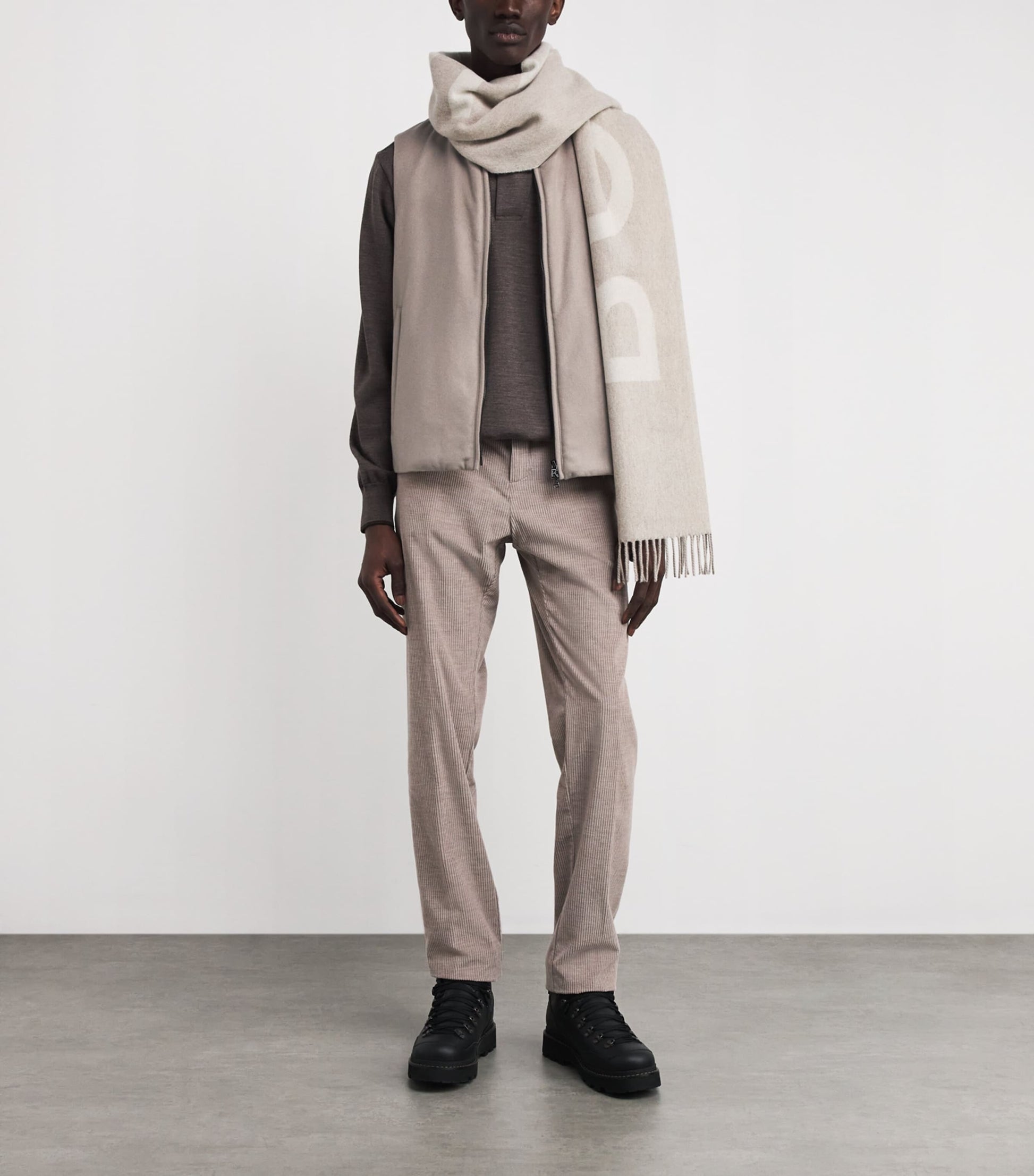 Bogner Green Cashmere Nero Gilet