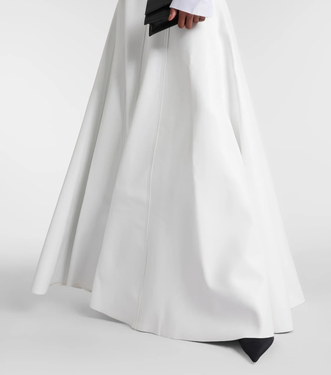 Norma Kamali - Grace faux leather maxi skirt