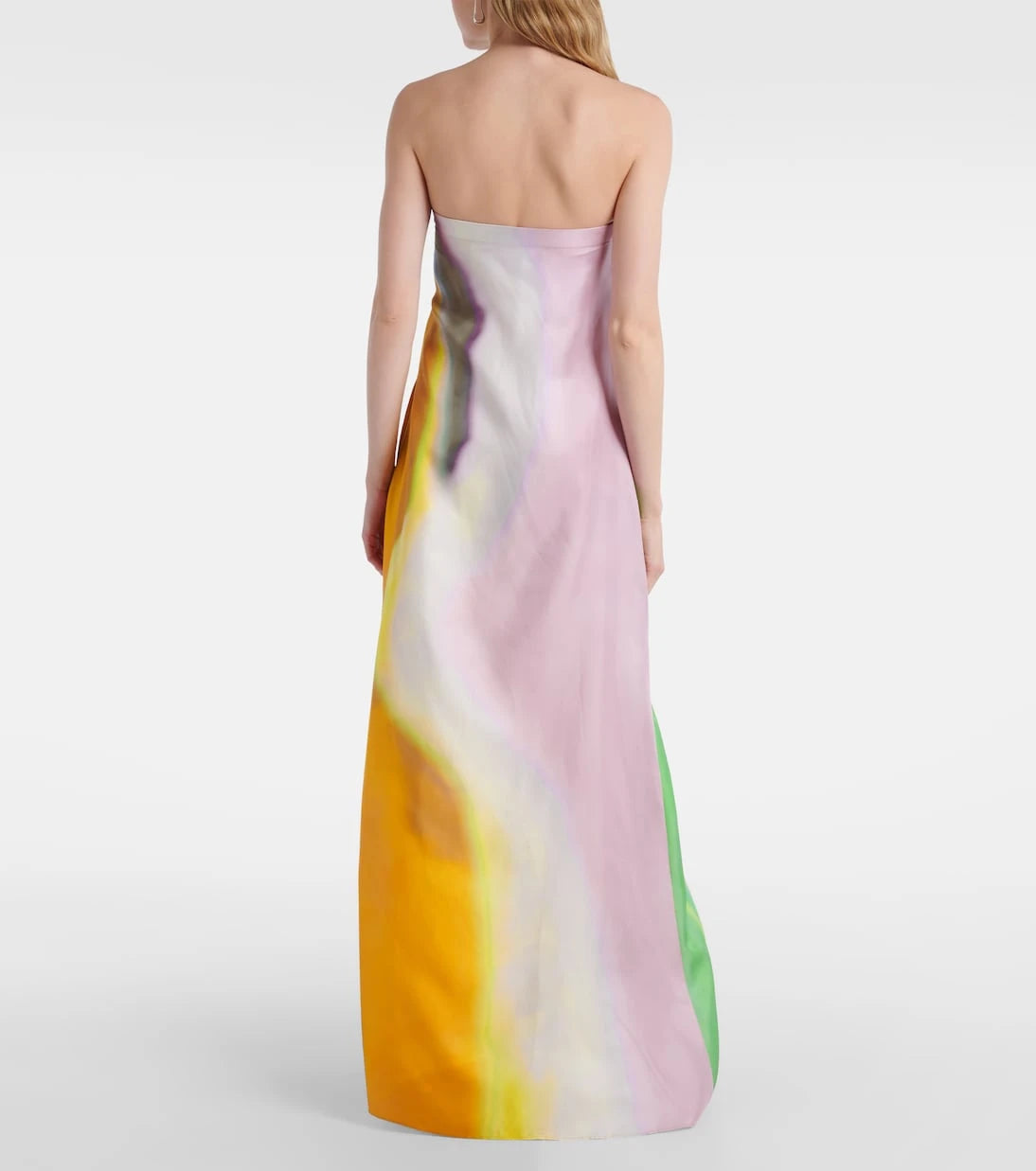Christopher Esber - Printed silk satin maxi dress