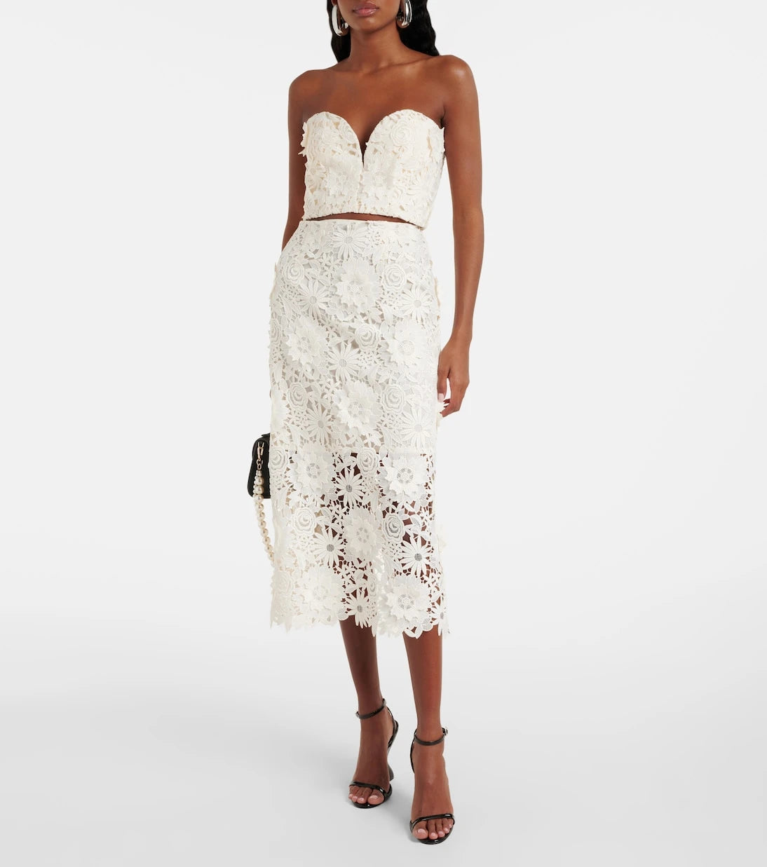 Rotate - Bridal lace bustier