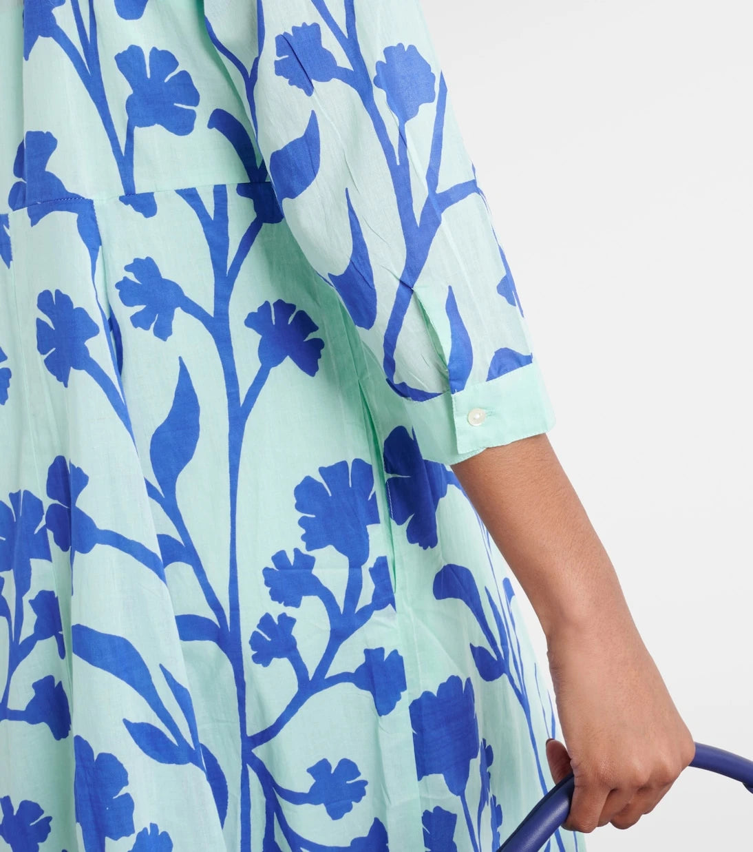 Juliet Dunn - Printed cotton maxi dress