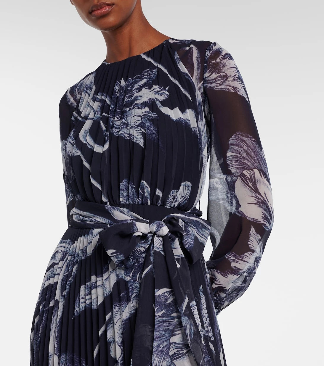 Erdem - Floral voile gown
