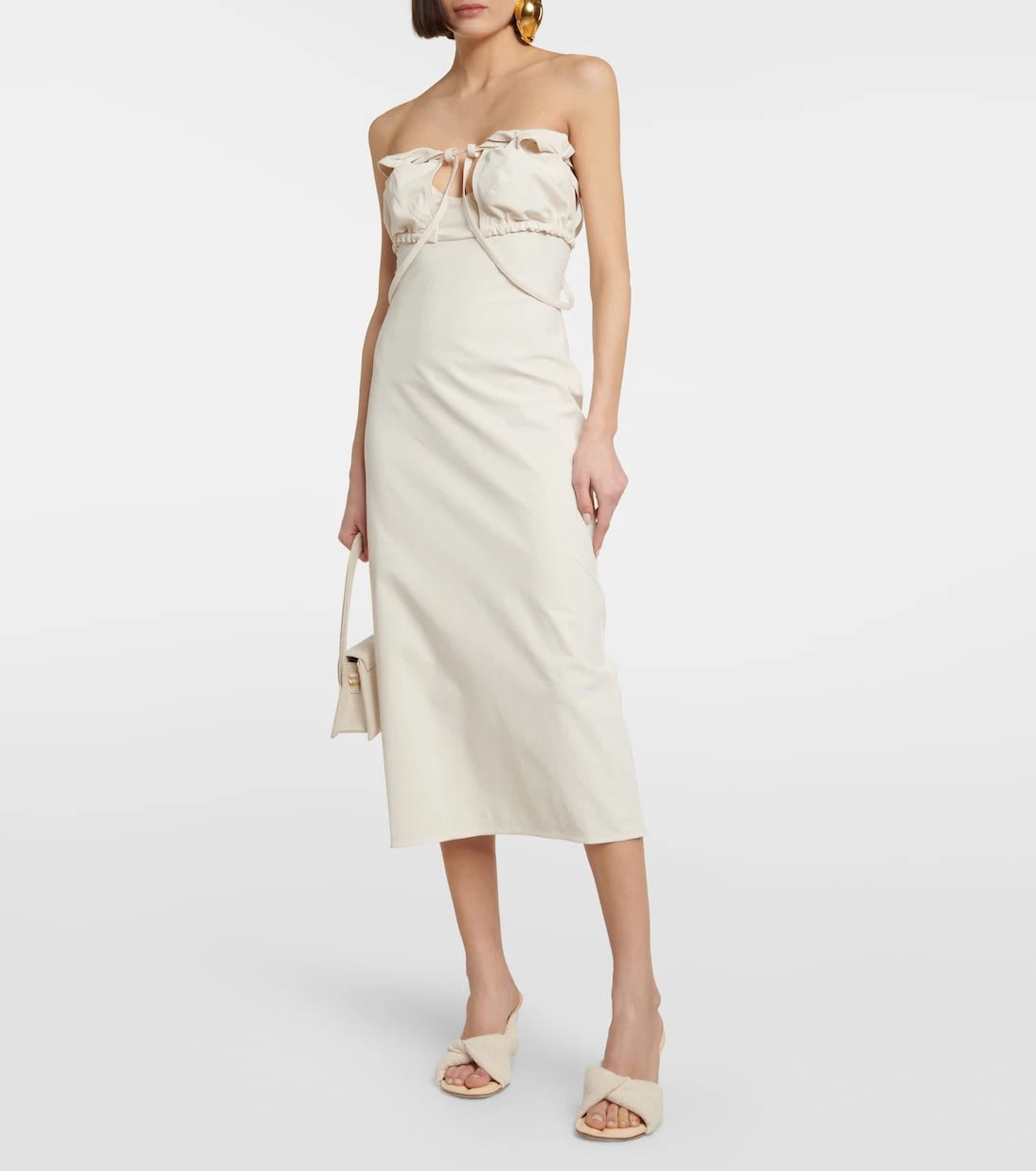 Jacquemus - La Robe Bikini cotton-blend midi dress