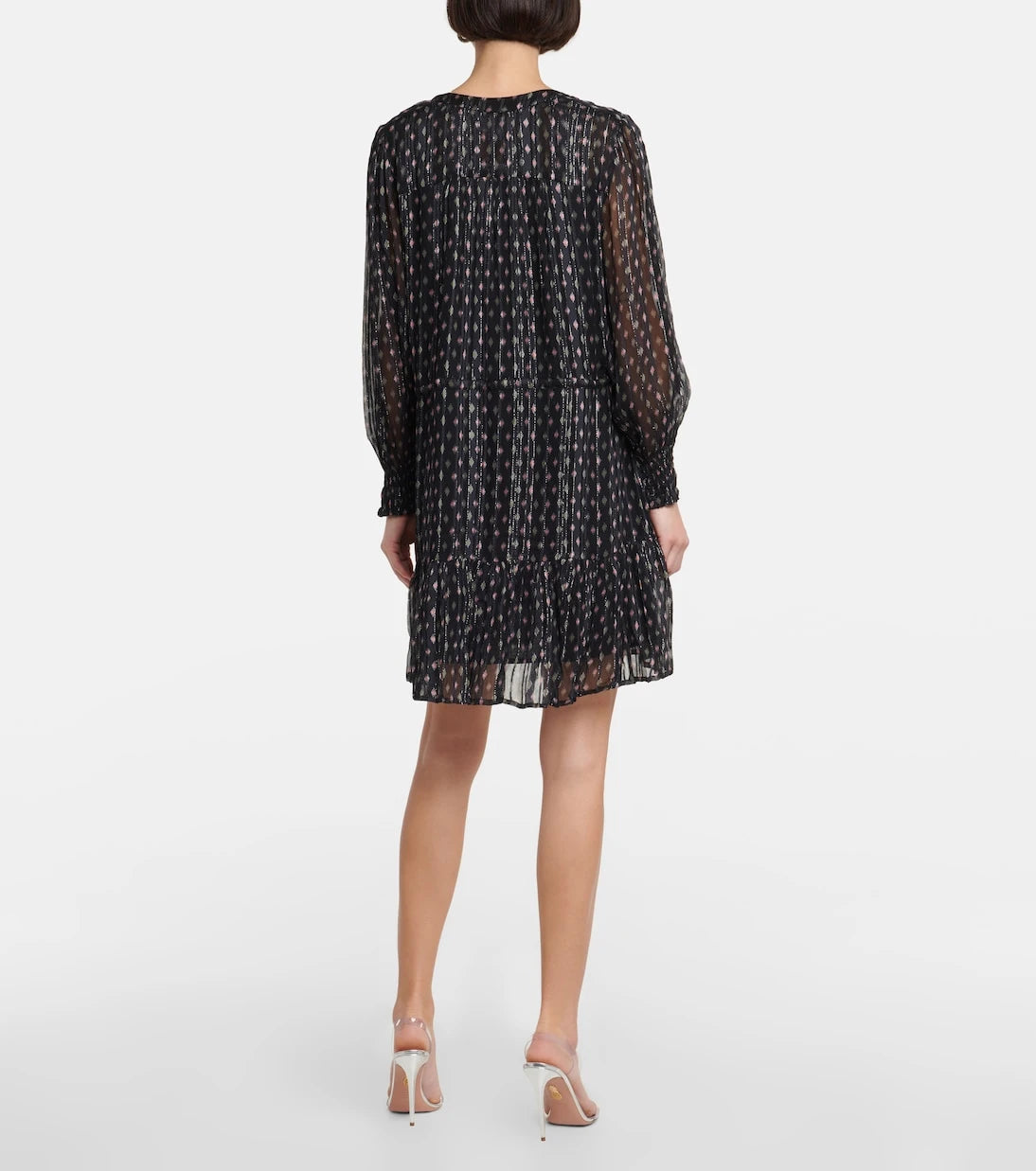 Velvet - Printed chiffon minidress