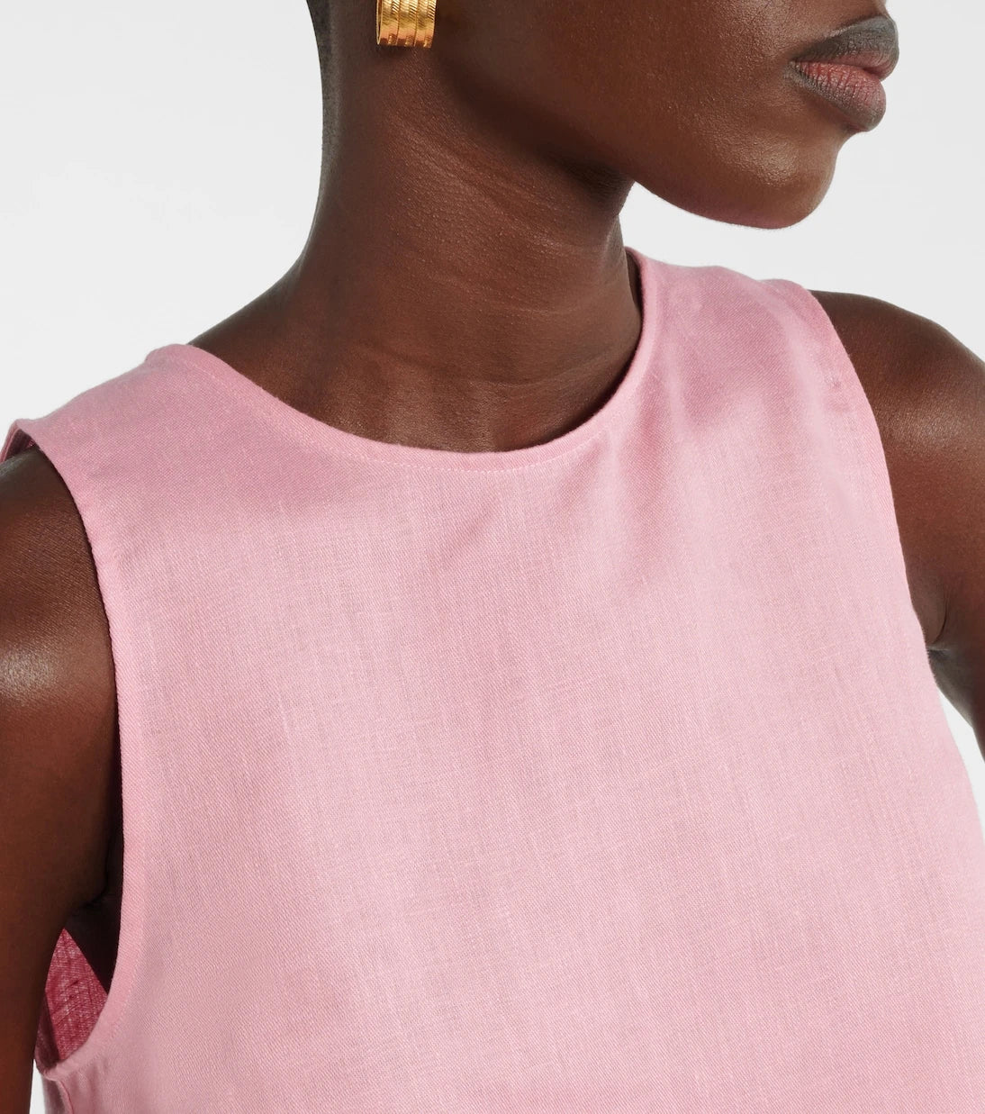 Asceno - Kobe linen crop top