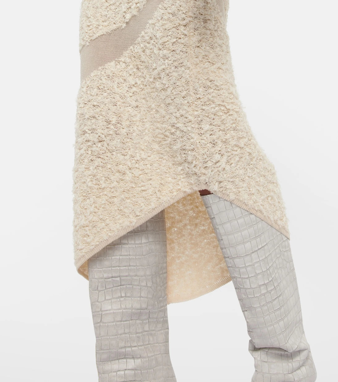 Dion Lee - Paneled linen-blend gown