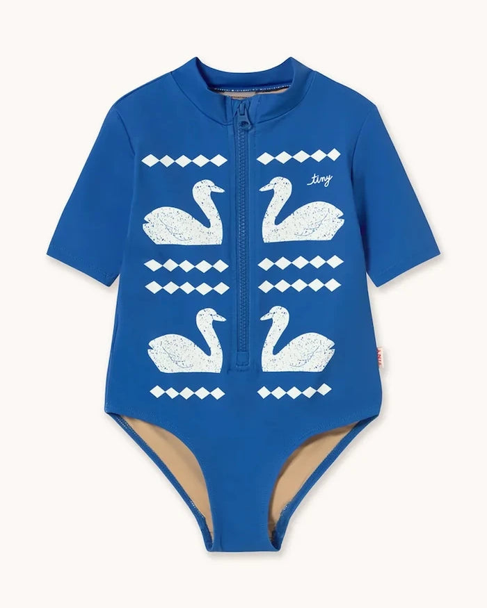 Tinycottons SWANS SWIMSUIT Çocuk Tek Parça Mayo