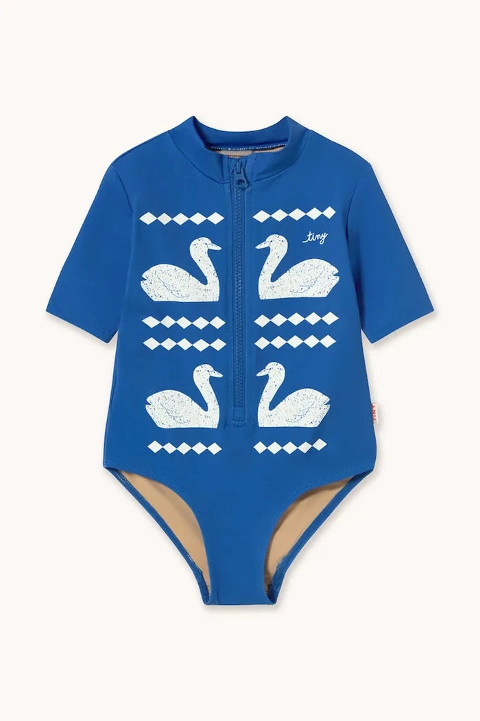 Tinycottons SWANS SWIMSUIT Çocuk Tek Parça Mayo
