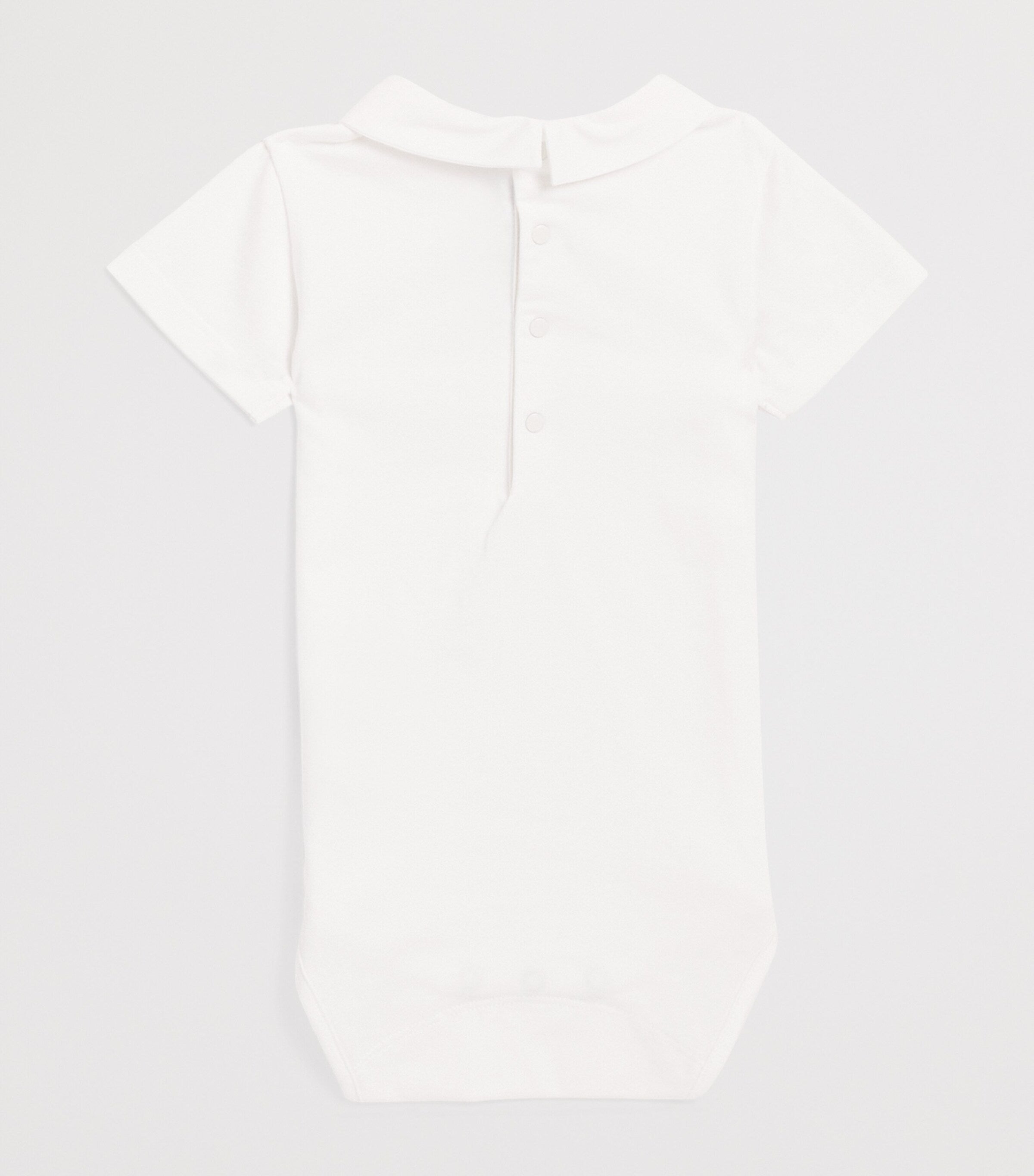 Stretch-Cotton Collared Bodysuit (3-12 Months)