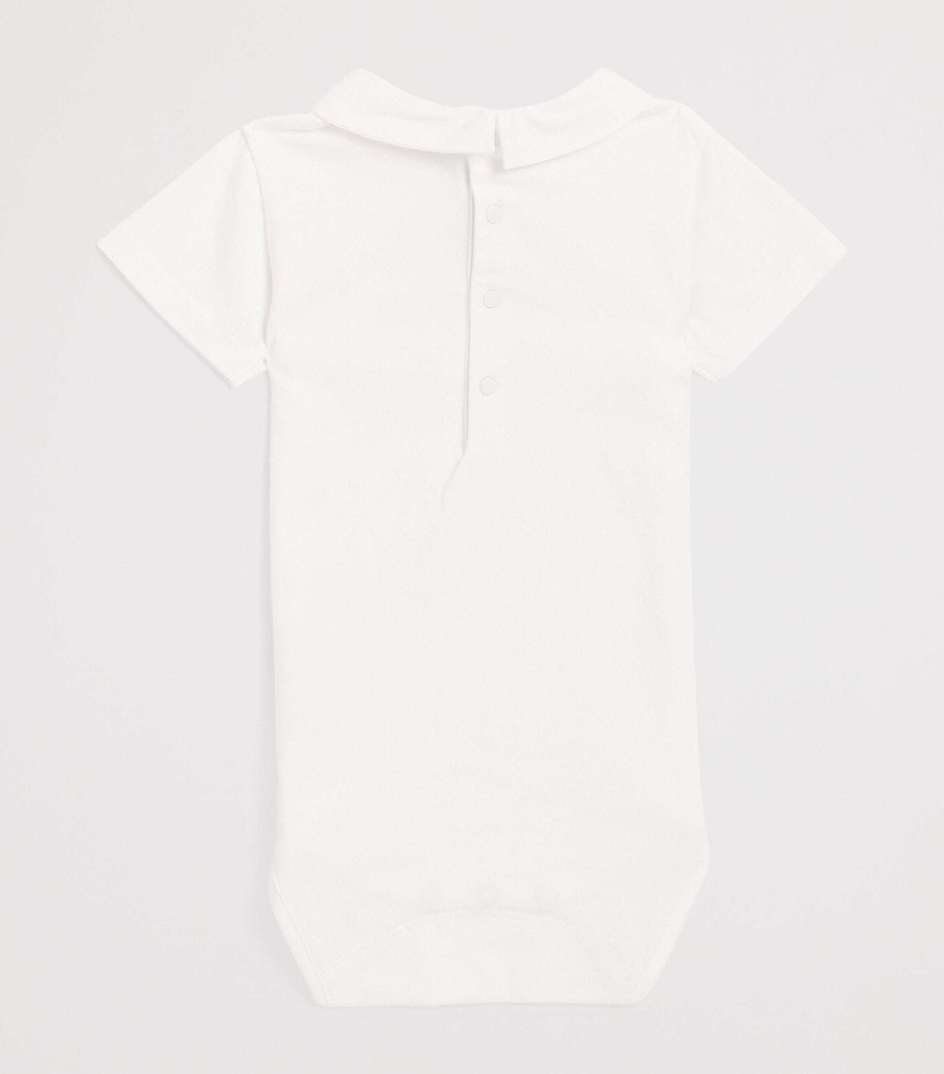Stretch-Cotton Collared Bodysuit (3-12 Months)