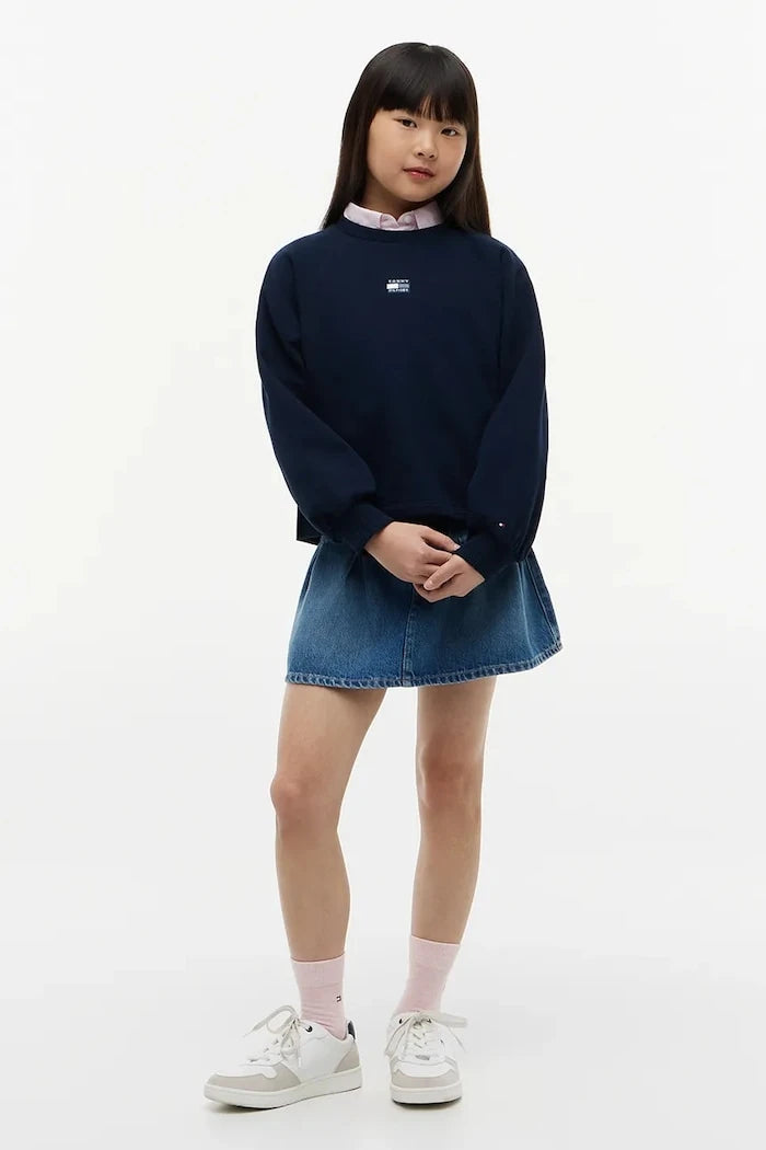 Tommy Hilfiger çocuklar için pamuklu sweatshirt