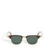 Montblanc Gold Metal Clubmaster Sunglasses