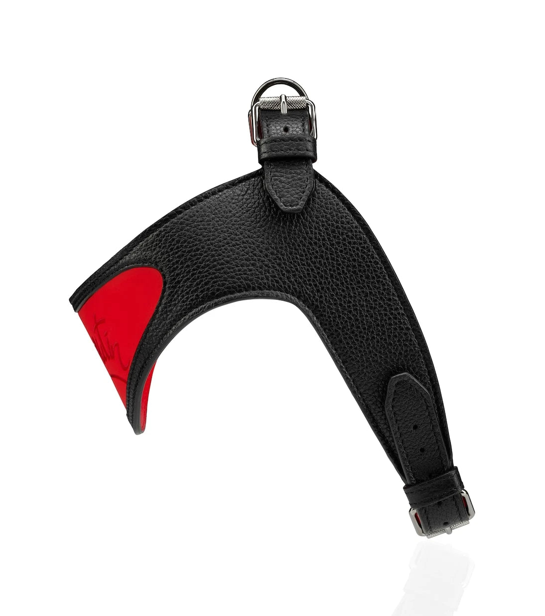 Christian Louboutin - Loubiharness M لجام جلد للكلاب