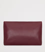 Saint Laurent Red Large Leather Cassandre Envelope Pouch
