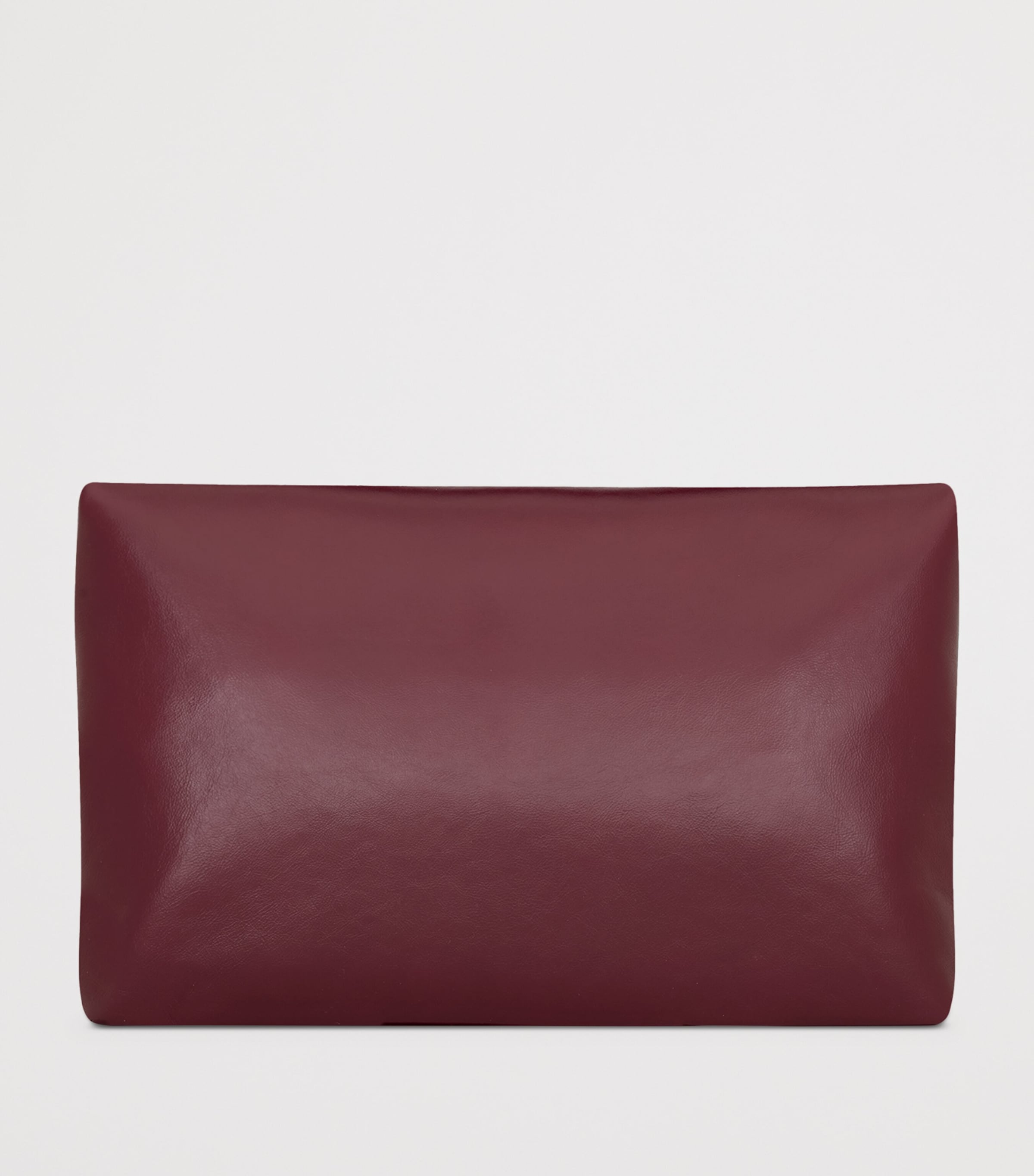 Saint Laurent Red Large Leather Cassandre Envelope Pouch