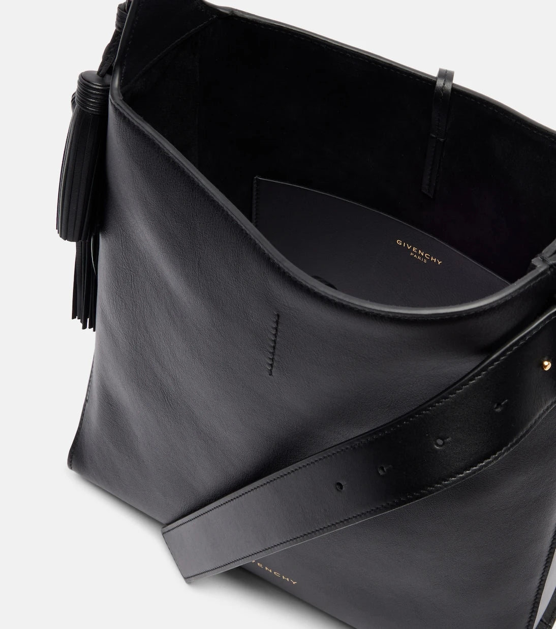 Givenchy - Kemerli Orta boy deri omuz çantası