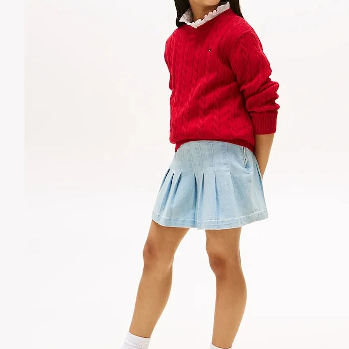 Детска дънкова пола Tommy Hilfiger