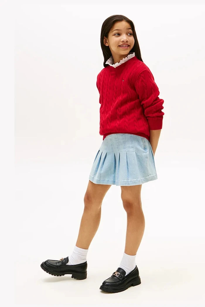 Детска дънкова пола Tommy Hilfiger