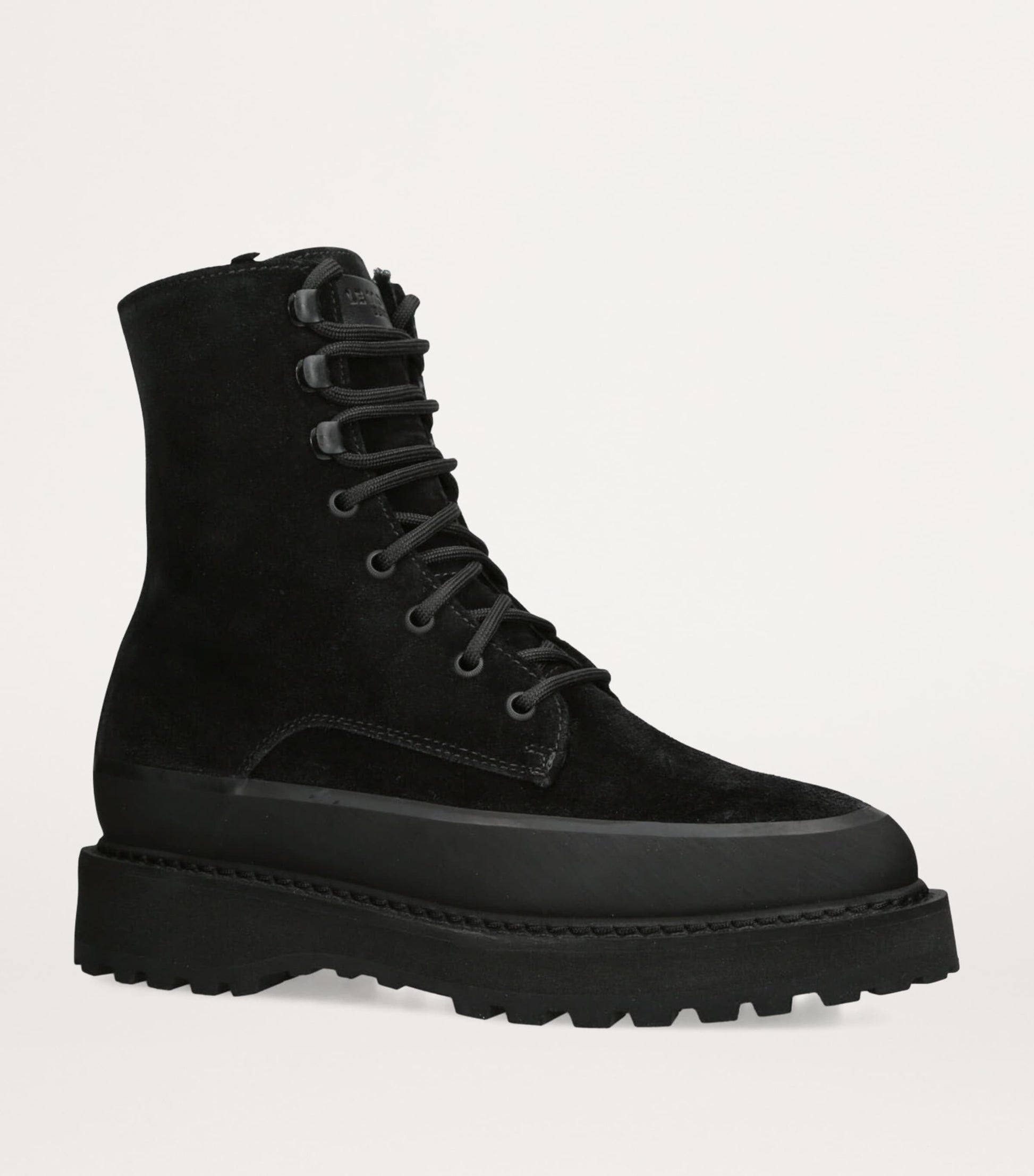 Le Monde Beryl Black Suede Dolomite Ankle Boots