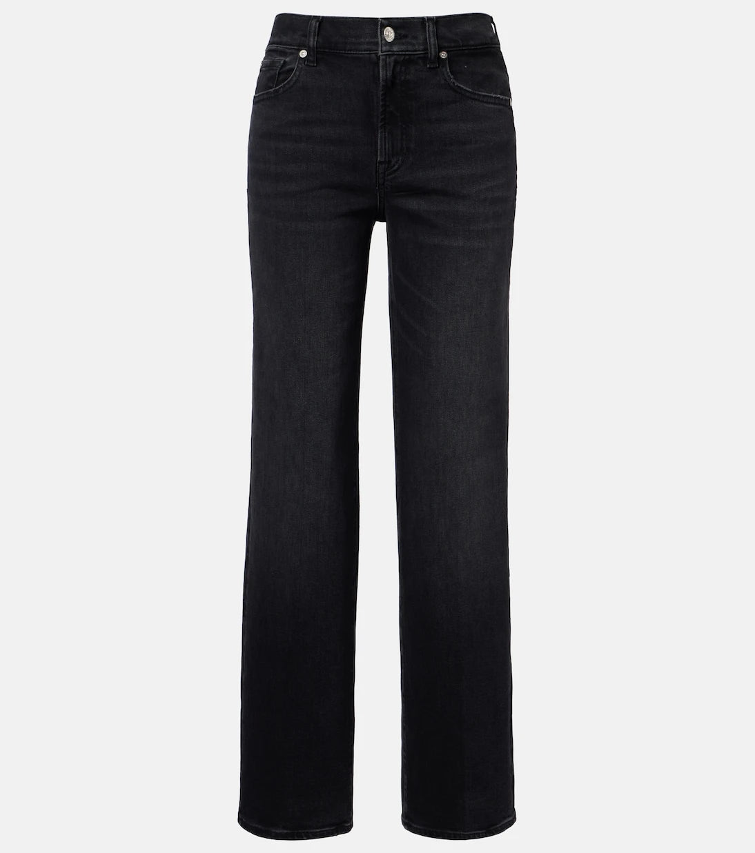 7 For All Mankind - بنطلون جينز بقصة مستقيمة "ستوفبايب"