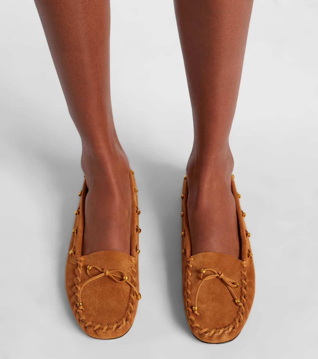 Khaite - Milly suede moccasins