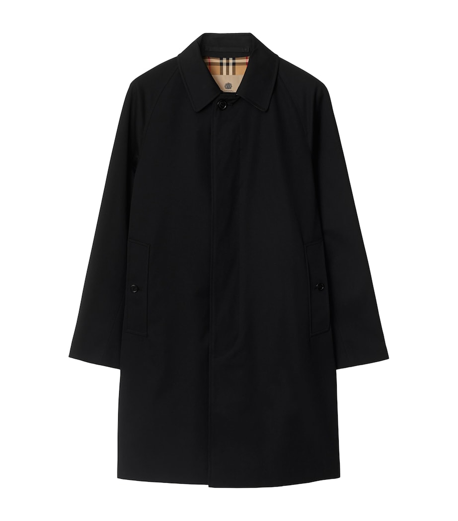 Mid-Length Camden Heritage Car Coat BLACK