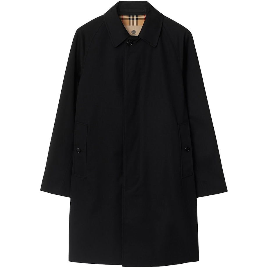 Mid-Length Camden Heritage Car Coat BLACK