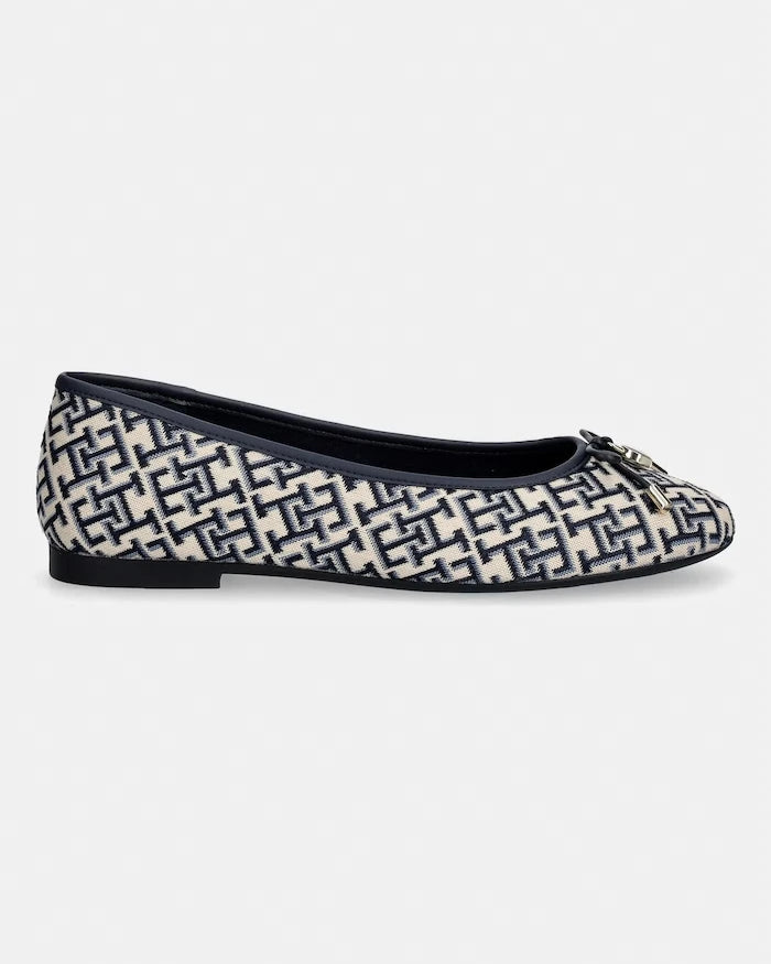 Tommy Hilfiger TH CHARM JACQUARD BALLERINA Balerinler
