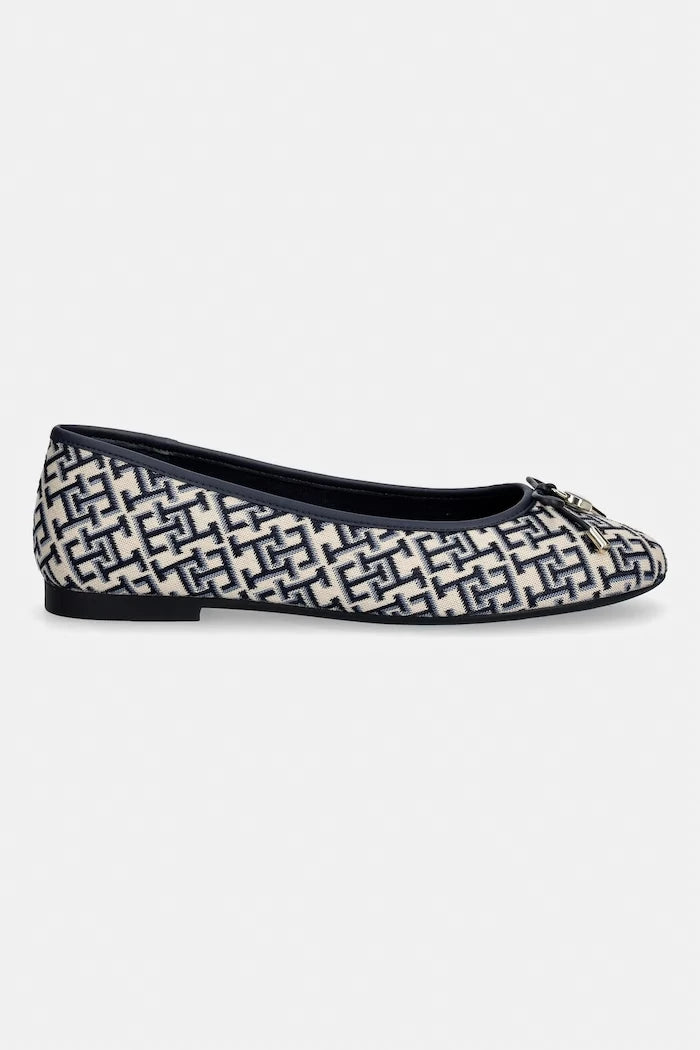 Tommy Hilfiger TH CHARM JACQUARD BALLERINA Balerinler