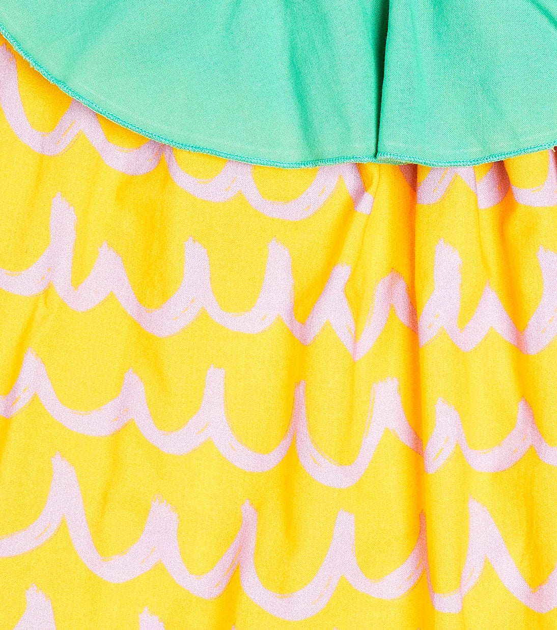 Stella McCartney Kids - فستان أناناس قطني