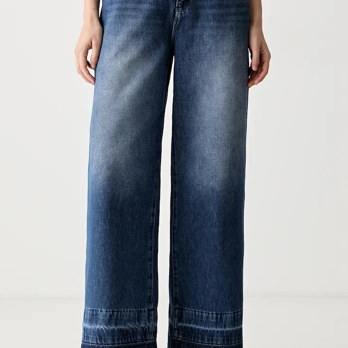 Karl Lagerfeld wide leg kadın jean