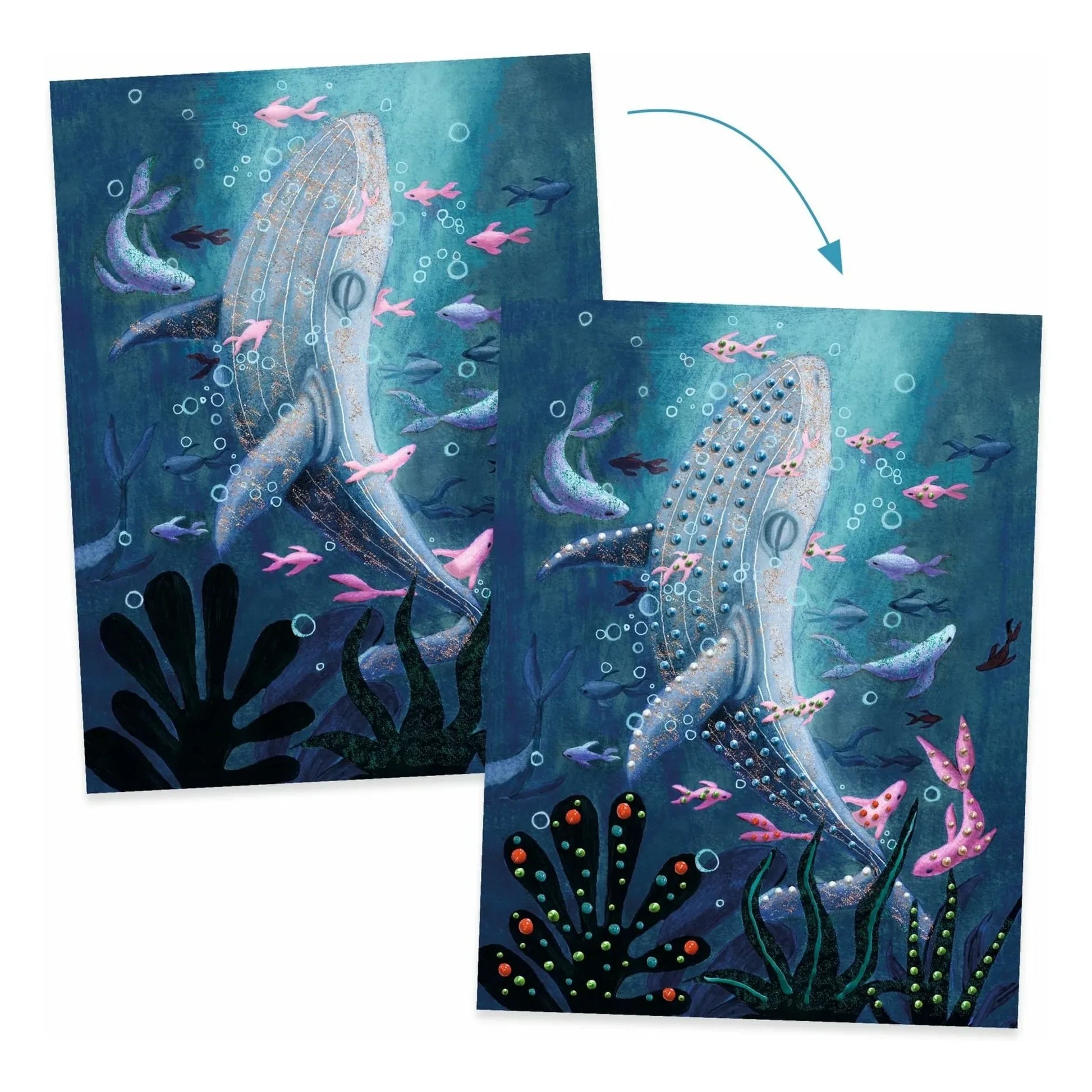 Djeco - Abysses 3D painting set