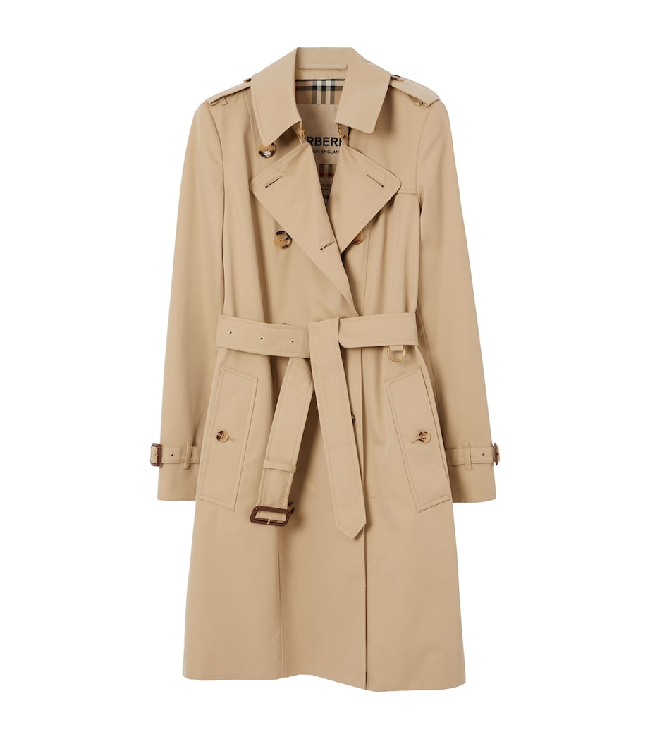 Yellow Mid-Length Chelsea Trench Coat