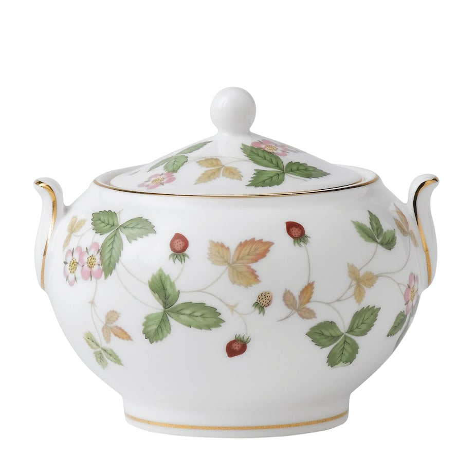 Wedgwood Wild Strawberry Sugar Bowl