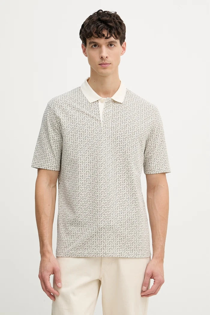 Armani Exchange Erkek Pamuk Elastan Polo Tişört