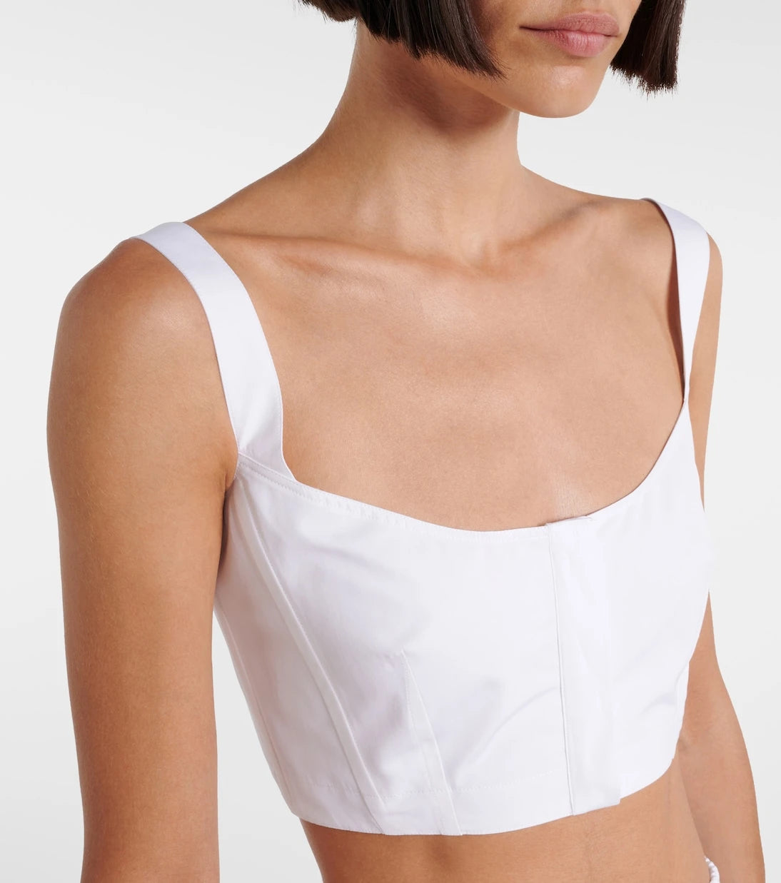 Alaïa - Cotton crop top