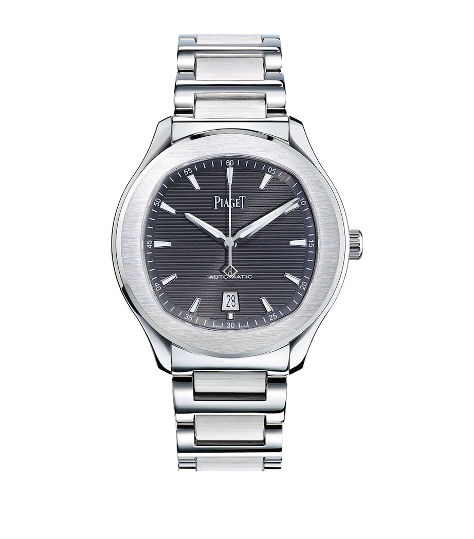 Piaget Stainless Steel Polo Date Watch 42mm