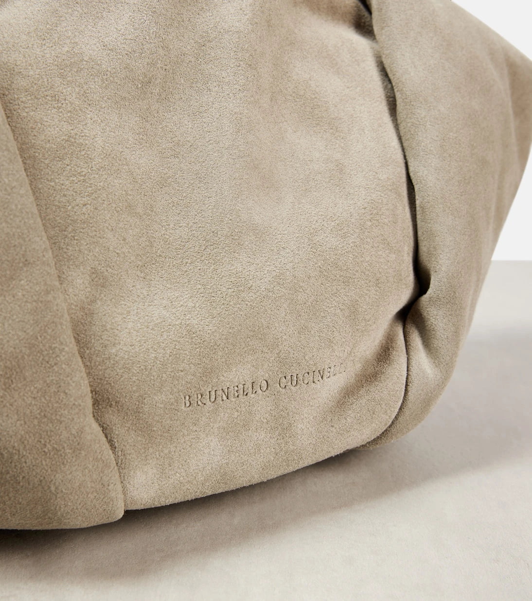 Brunello Cucinelli - Fold-Over Small suede clutch