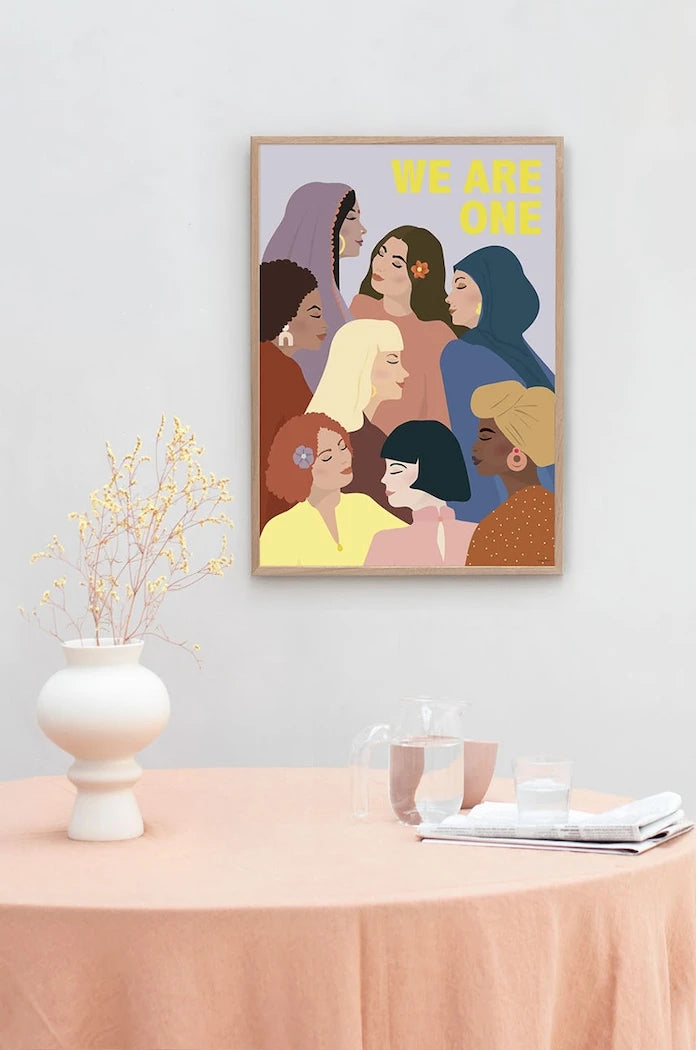Vissevasse Постер We Are One 30x40 cm