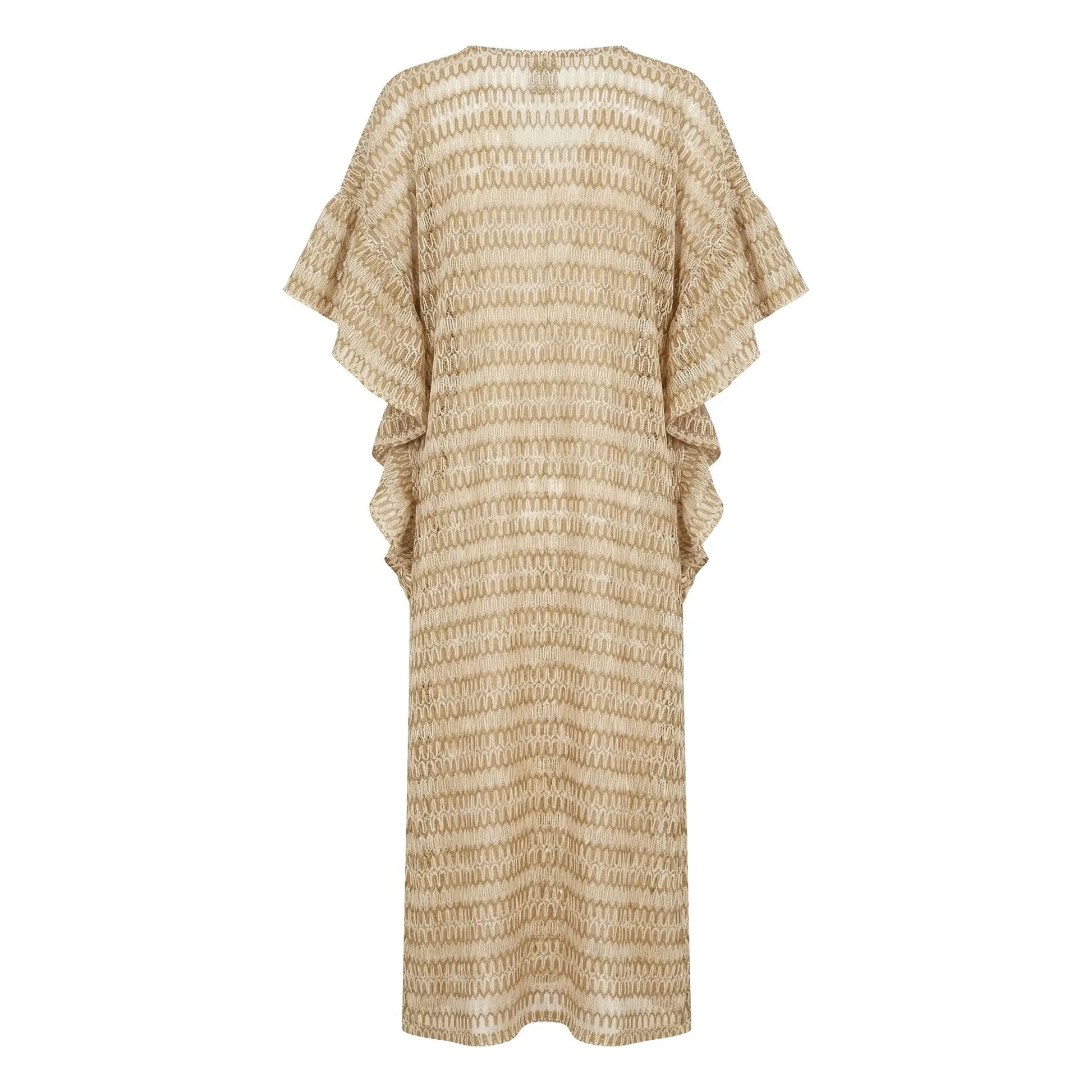 Lison Paris - Caftan Sunset Crochet | White